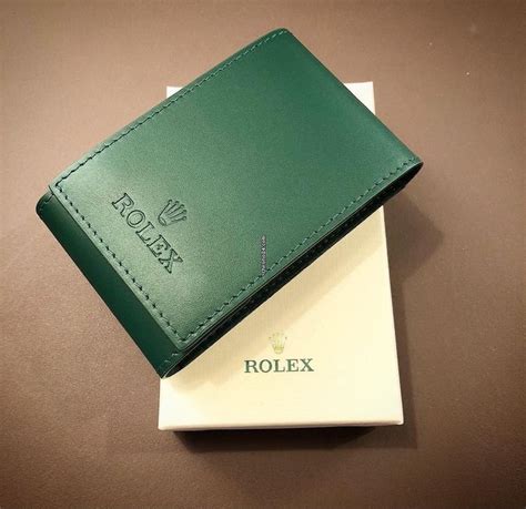 rolex pouch for sale|Rolex leather green pouch.